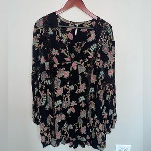 Free People Floral Swing Dress